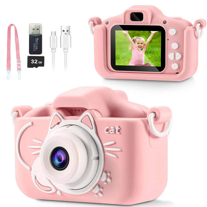 Multi-Functional Kids Camera – Dual Lens HD Toy Camera with Games & Music
