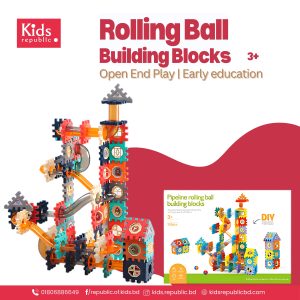 Rolling Ball House Building Blocks (182 Pcs)