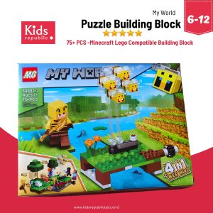 Minecraft Lego Puzzle Building Blocks (75 Pcs)