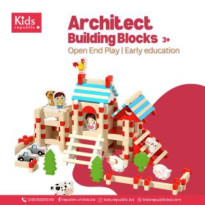 Architecture Building Blocks Puzzle - Non-Toxic Educational Toy