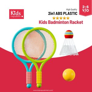 2 In 1 Badminton Racket Set for Kids