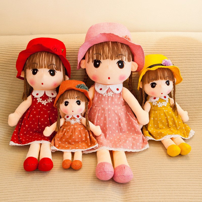 Cute Cartoon Princess Plush Toy Doll for Girls
