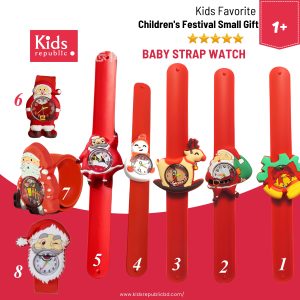Snowman Baby Silicon Strap Watch for Kids