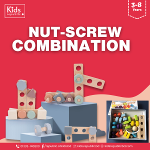 Nut Screw Combination Montessori Educational Learning Toy