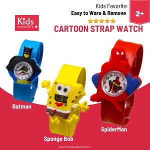 Cartoon Baby Soft Silicon Strap Watch for Kids