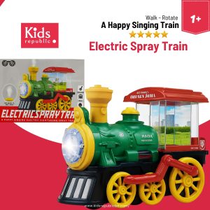 Happy Singing Electric Train with Musical Smoke & Lights