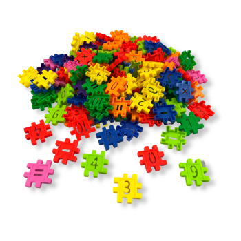 Cp069 Kids Digital Number Inset Block