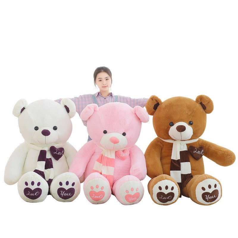 Giant Teddy Bear Foot Print Soft Plush Toy