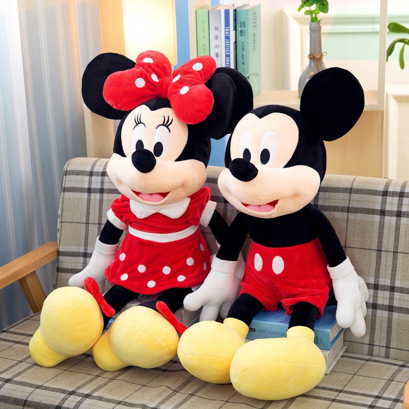 Minnie and Mickey Mouse Plush Toy Dolls