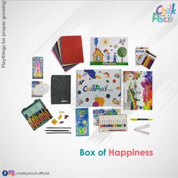 Premium Drawing Gift Box Set with Chalkpencils