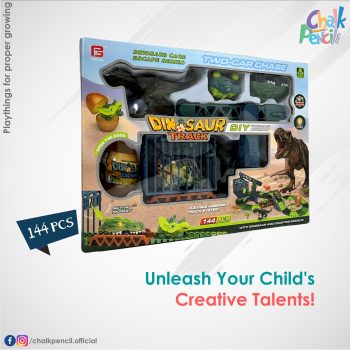 DIY Dinosaur Track Set for Kids