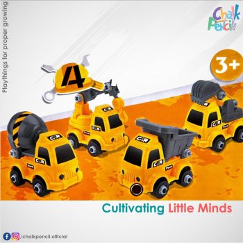 Kids Engineering DIY Construction Truck Set