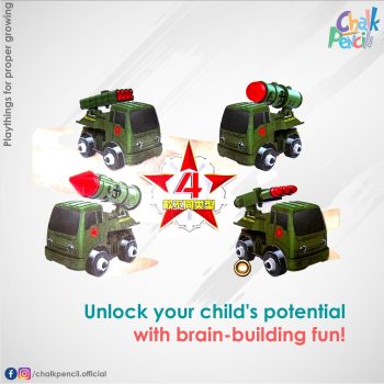 DIY Military Engineering Truck Construction Set