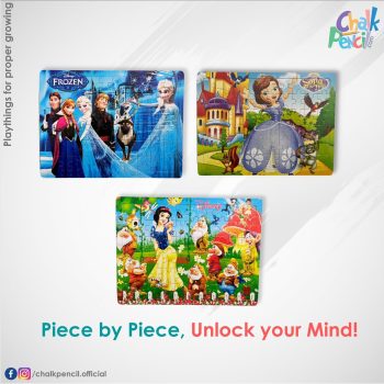 Disney Princess Jigsaw Puzzle Set for Kids