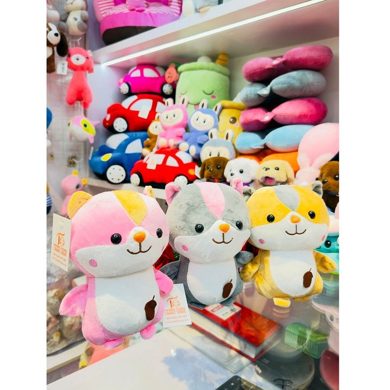 Squirrel Plush Stuffed Doll Cartoon Animal Toy