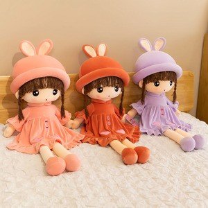 Cute Girl Doll Rabbit Ears Sweetheart Plush Toy