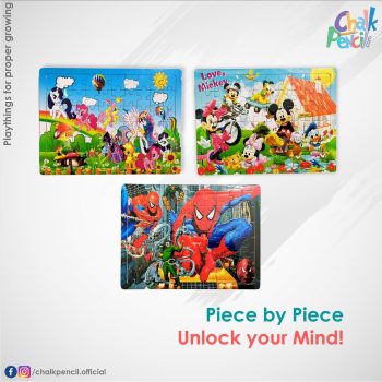Kids Cartoon Puzzle Set