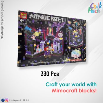 Mimocraft City Night Building Blocks Set - 330 Pcs