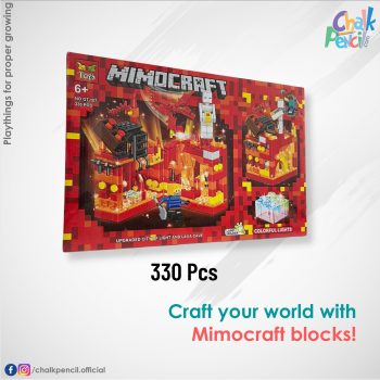 Mimocraft Red City Building Blocks (330 Pcs)
