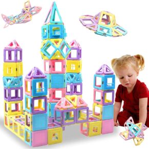 102 Pcs Magnetic Building Blocks STEM Educational Toy Set