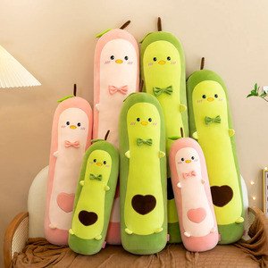 Soft Avocado Plush Toy Fruit Doll Long Pillow