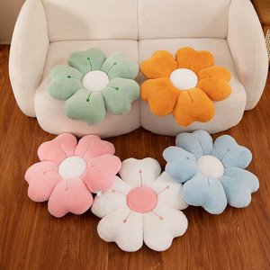 Flow Flower Plush Cushion Pillow - Soft Petal Waist Support