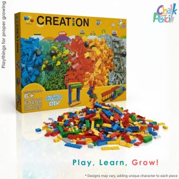 1100 Pieces Creative Building Blocks Set