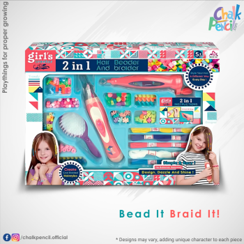 2 In 1 Hair Beader Braider DIY Styling Kit
