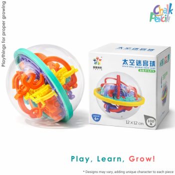 3D Maze Labyrinth Ball Puzzle - 100 Barriers