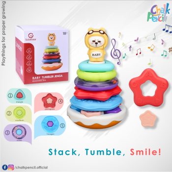 Baby Tumbler Jenga Stacking Toy