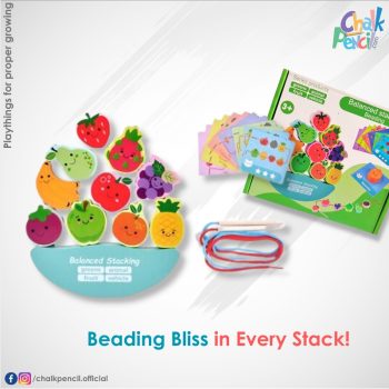 Balanced Stacking Beading Fruits Educational Toy