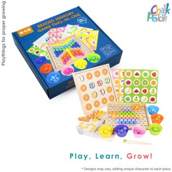 Beaded Memory Game Two In One - Educational Toy