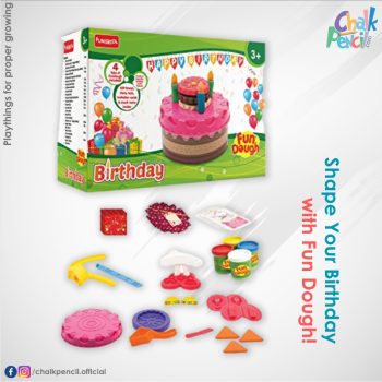 Birthday Fun Dough Creative Modeling Clay Set