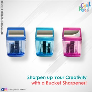 Bucket Shape Pencil Sharpener for Kids