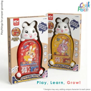 Bunny Pinball Game - Handheld Arcade Toy