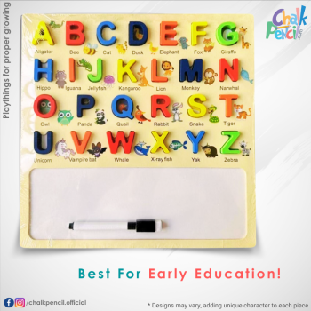 Capital Letter Learning Board - Educational Alphabet Toy