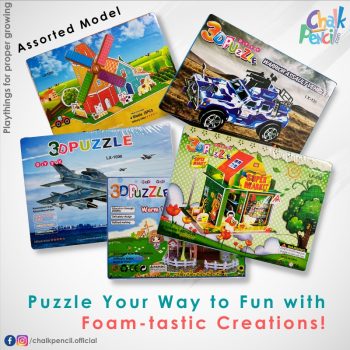 Popular Cardboard Foam 3D Puzzles Assorted