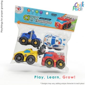 City Police Assembled Car Building Set