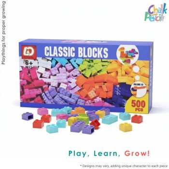 500 Pieces Building Blocks Set