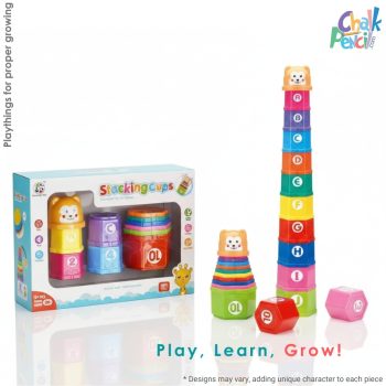 Colorful Baby Stacking Cups - Educational Nesting Toy