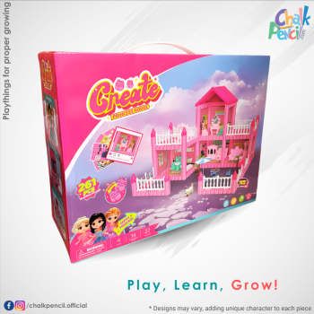 Create Princess House 225 Pcs Building Set