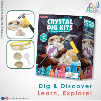 Crystal Dig Kit - Educational Science Discovery Set
