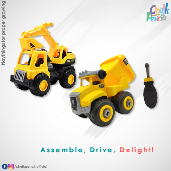 DIY Disassemble Construction Truck Toy for Kids