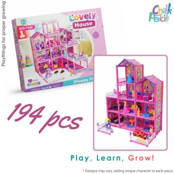 DIY Lovely Doll House Play Set