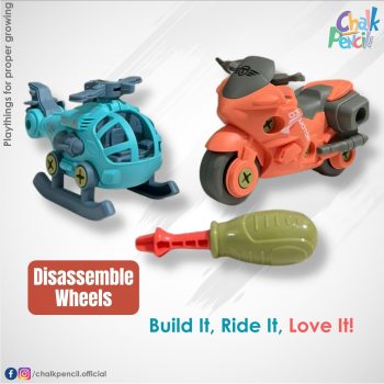 DIY Series Helicopter Bike Building Set