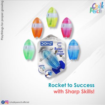 Doms Rocket Point Eraser