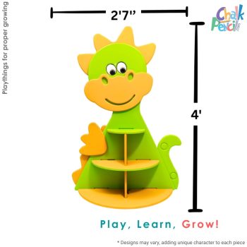 Dinosaur Bookshelf Toy Storage Rack