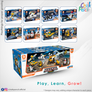 Divers Combinations Space War Set 8 In 1 Building Blocks