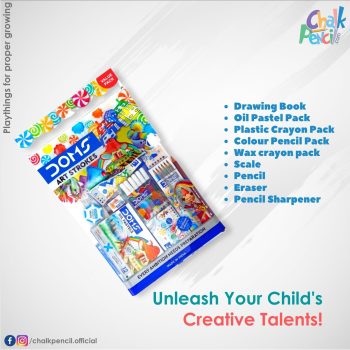 Doms Art Strokes Colorful Smart Kit