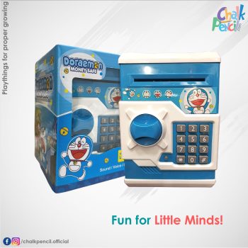 Cp047 Doraemon Electronic Money Safe Piggy Bank